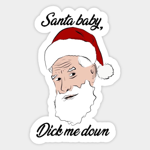 santa baby Sticker by ubercuties